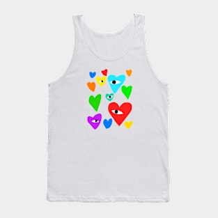 Heart Design Tank Top